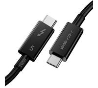 Acasis [Certificato Intel 80 Gbps Thunderbolt 5 cavo 90 cm, cavo display video USB-C, supporta 80 Gbps, larghezza di banda 120 Gbps, 16 K @ 60 Hz, 8 K @ 60 Hz, 4 K a 540 Hz