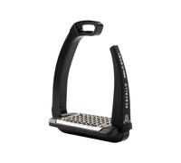 ACAVALLO Staffe Rel-X EASY NERO apertura in silicone
