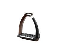 ACAVALLO Staffe Rel-X EASY SKY Junior MARRONE apertura in silicone BAMBINI