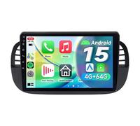 ACAVICA Autoradio per Fiat 500 2007-2015 Android 15 4+64GB