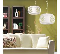 ACB ILUMINACIÓN Lampada a sospensione Mirta, paralume in montanti acrilici, bianco, Ø 45 cm ACB ILUMINACIÓN