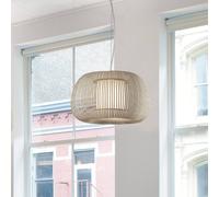 ACB ILUMINACIÓN Lampada a sospensione Mirta, paralume in montanti acrilici, grigio, Ø 38 cm ACB ILUMINACIÓN