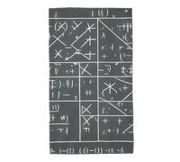 Acbnsll Asciugamano con stampa di matematica geometria geek calcolo, 69,8 x 40,6 cm, delicato sulla pelle, assorbente, soffice e morbido, per bagno, spiaggia, esterni