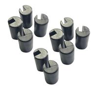 ACC Parts Set Boccole Cerniera Cofano Compatibile con Land Rover Serie 3, Defender 1983-2006 e PUMA - OEM 346849 - Set 10 Pezzi