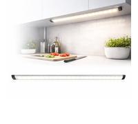 ACCA 3 Barra LED Lineare 80 cm Sottopensile Cucina Lampada LED da Parete Ultra Sottile Touch con Interruttore Basso Consumo Ideale per Cucina Armadio Garage