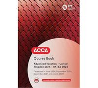 ACCA Advanced Taxation FA2023: Course Book-BPP Learning Media-Copertina flessibi