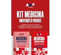 Accademia dei test. Medicina università private. Kit di preparazione. Con ...