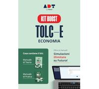 Accademia dei test. TOLC-E. Economia. Kit boost
