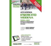 Accademia Esercito Modena. Teoria e quiz. Manuale di addestramento alla prova di preselezione culturale. Con aggiornamento online