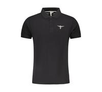 Accademia Militare Black Cotton Men Polo - M