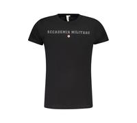 Accademia Militare Black Cotton T-Shirt - S