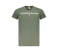 Accademia Militare Green Cotton T-Shirt - L