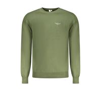 Accademia Militare Verde Cotton Men's Sweater - S