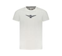 Accademia Militare White Cotton Men's T-Shirt - L
