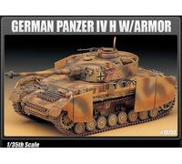Accademy ACD13233 GERMAN PANZER IV H W/ARMOR KIT 1:35 Modellino