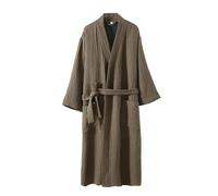 Accappatoi per Le Donne Kimono a Maniche Lunghe Accappatoio Cappotto da casa Leggero Loungewear con Tasche,Verde,One Size
