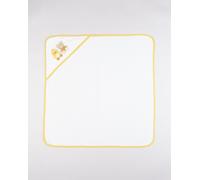 Accappatoio Baby Smile con patch applicata panna unisex