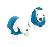 Accappatoio Bagno per Cane Microfibra Blu / Duvo
