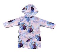 Accappatoio bambina Frozen Disney in microfibra 100% Poliestere con cappuccio e tasche asciugatura rapida ideale per bagno piscina mare