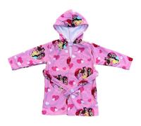 Accappatoio bambina Principesse Disney in microfibra 100% Poliestere con cappuccio e tasche asciugatura rapida ideale per bagno piscina mare
