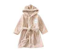 Accappatoio Bambino Ragazza E Ragazzo, Abiti Da Camera In Peluche Molto Morbido E Leggero Con Cappuccio Cintura Pigiama Vestiti Da Notte Adolescente Bambino Neonato