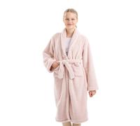 HOMELEVEL Accappatoio Bambino Morbido - Accappatoio per Stare in Casa - Accappatoio Caldo con Cappuccio e Tasche - Vestaglia Bambina Invernale Pile