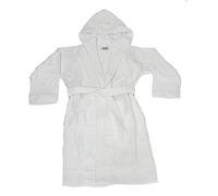 ACCAPPATOIO BASSETTI dream BIMBO BIMBA BAMBINO BAMBINA CON CAPPUCCIO TAGLIA ANNI 5-6 - 7-9 - 10-12 SPUGNA DI PURO COTONE 360gr/m² (BIANCO - 1000, ANNI 5/6)