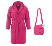 Accappatoio Bassetti microfibra salvaspazio con borsa uomo donna taglia S M L XL