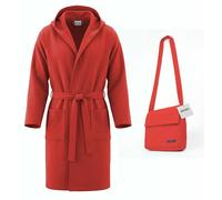 Accappatoio Bassetti microfibra salvaspazio con borsa uomo donna taglia S M L XL