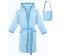 Accappatoio Caleffi microfibra Tecno bicolor uomo donna taglia XS S M L XL XXL