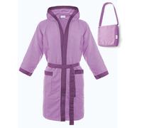 Accappatoio Caleffi microfibra Tecno bicolor uomo donna taglia XS S M L XL XXL