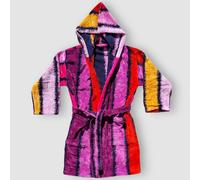 Accappatoio Carrara in spugna con cappuccio RODI fuxia