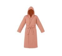 Accappatoio con cappuccio cotone taglia L/XL corallo Spa rosa