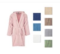 Accappatoio con cappuccio e tasche Vingi art monaco, Spugna di cotone uomo donna