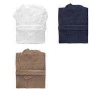 ACCAPPATOIO CON CAPPUCCIO IN MICROSPUGNA DI COTONE NOVIA OLTREOCEANO 270 gr