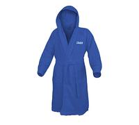 ACCAPPATOIO CON CAPPUCCIO IRGE SPUGNA 100% COTONE (L, BLU)