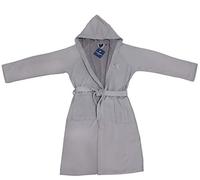 Accappatoio con Cappuccio Laura Biagiotti Zaffiro/Ambra taglie S M L XL XXL interno micro spugna cotone esterno nido d'ape UOMO DONNA (Grigio - Zaffiro, L - TG 48/50)