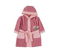Accappatoio con Cappuccio, Mabel Il Topolino, età: 9-12 Mesi, Taglia: 80, Rosa