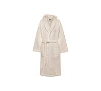 Accappatoio con Cappuccio Spugna Marte, Uomo Donna, 100% Cotone Morbidissimo, 420 grammi, Casa, Piscina, Palestra, Panna, 58-60 4XL