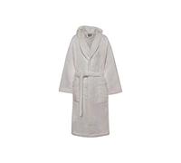 Accappatoio con Cappuccio Spugna Marte, Uomo Donna, 100% Cotone Morbidissimo, 420 grammi, Casa, Piscina, Palestra, Grigio Chiaro, 58-60 4XL