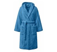 Accappatoio con Cappuccio Spugna Marte, Uomo Donna, 100% Cotone Morbidissimo, 420 grammi, Casa, Piscina, Palestra, Zaffiro, 52-54 XL EU