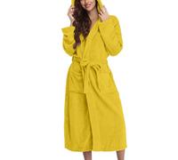 Accappatoio Da Bagno Donna Unisex E Spugna Con Cappuccio Autunno Inverno Accappatoio Con Cappuccio Caldo Accappatoio Soffice Spugna Morbida Cotone Spugna Abbigliamento Da Relax In Un Pezzo Vestaglia