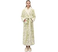 Accappatoio da donna con cappuccio: accappatoio da donna, morbido e vellutato, in velluto, lungo, con cappuccio imbottito, vestaglia kimono, morbido accappatoio in cotone, accappatoio leggero