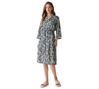 Accappatoio Da Donna Leggero E Sottile Con Stampa Kimono Breve Biancheria Da Notte Vestito Che Copre Le Ginocchie Abito A Motivi Assorbente Asciugatura Rapida Con Cintura 2025 Nuovo Accappatoio