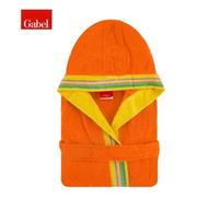 Accappatoio Gabel Junior Bambino/a In Spugna 100% Cotone Con Cappuccio