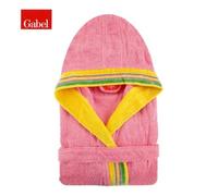 Accappatoio Gabel Junior Bambino/a In Spugna 100% Cotone Con Cappuccio