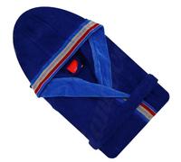 Accappatoio JUNIOR spugna con cappuccio GABEL Pongo blu