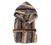 Accappatoio in spugna con cappuccio CARRARA Parigi brown