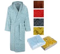 Accappatoio in Spugna con cappuccio. Unisex, MISSONI - REX. 100% Puro Cotone.