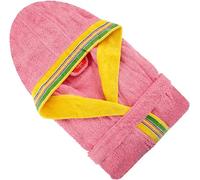 Accappatoio Junior Per Bambini PONGO Rosa GABEL Taglia 6 Spugna Di Puro Cotone